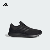 adidas CORERACER随心畅跑舒适休闲跑步鞋男子阿迪达斯官方轻运动 黑色 43