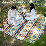 黑鹿（BLACKDEER）奇域野餐垫 草坪垫子地垫户外野炊便携防潮垫加厚爬行垫ins风餐布 【3-5人奇域】特厚防水200*170cm