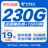 中国电信流量卡手机卡低月租电话卡长期不限速纯上网卡电信星卡非无限永久卡