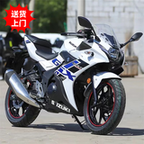 二手铃国四木GSX250双缸水冷小R燃油重机车摩托车跑车可上牌过户 白色 手续齐全可上牌