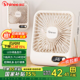 赛亿风宝USB卡片蓄电款电风扇小风扇/小台扇/迷你USB手持便携风扇学生宿舍办公室桌面风扇KPF-01