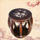 曼尔乐器古筝圆凳子古筝凳子实木古典扬琴凳鼓凳儿童成人学生琴凳