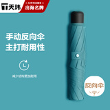 天玮伞业（Tianwei umbrella）雨伞手动加大版男士商务折叠防风三折晴雨伞双人伞便携可定制