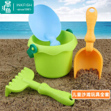 墨斗鱼儿童赶海工具神器沙滩玩具挖沙铲子玩水玩土宝宝园艺用品 4件套