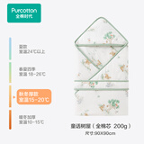 全棉时代婴儿包被秋冬纯棉包被产房襁褓被子包单巾四季睡袋 【升级全棉芯】秋冬款-童话树屋