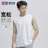GENIOLAMODE背心男2025新款简约时尚薄款无袖坎肩男士运动健身马甲上衣