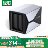 绿联 硬盘柜硬盘盒 多盘位硬盘笼硬盘仓（不带RAID磁盘阵列）通用2.5/3.5英寸SATA串口机械固态硬盘