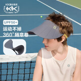 kocotreekk树儿童防晒帽遮阳男女童360°软帽防紫外线空顶帽运动 岩石灰 M