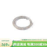 马登福叔 美式复古925纯银简约长款项链男女阿美咔叽潮流百搭工装吊坠配饰 圆盒子项链