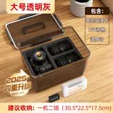 行涉数码相机防潮箱储存箱单反镜头干燥箱摄影器材电子元件防尘包湿度计密封箱收纳柜防潮袋吸湿防霉 【2025升级版】大号+再生吸湿卡+内衬+湿度计 0L