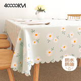 四万公里桌布免洗防水防油长方形防烫餐桌垫台布PVC桌面垫野餐垫140*180CM