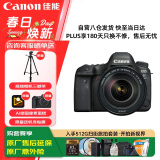 佳能（Canon）佳能6D2 全画幅单反数码相机  4K视频 高清直播 旅行婚礼拍照 高像素高性能相机 扫街旅拍套装 