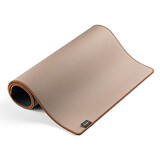 山业 大尺寸桌垫 鼠标垫 cordura材质 防泼水 耐磨 防滑底 游戏办公吃鸡 900*400mm 浅棕色