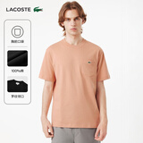 LACOSTE法国鳄鱼男女同款25春夏新款纯色百搭舒适短袖T恤|TH2827 ZIH/浅棕色 M 4