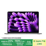 Apple/苹果AI笔记本/2024MacBookAir13.6英寸M3(8+10核)24G512G深空灰电脑MC8M4CH/A