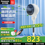 松下（Panasonic）空气循环扇电风扇落地扇 直流变频家用磁吸遥控电扇 柔风定时节能静音风扇 升级【氛围灯款】F-CW1802C