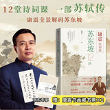 【赠康震书画藏书票】康震诗词课：苏东坡12讲 康震  苏轼 苏东坡 传记 四色彩插 小32开本易于翻阅携带