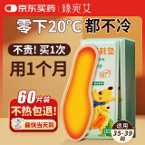 臻宛艾自发热鞋垫暖宝宝脚贴【60片】暖足暖脚宝发热贴加热鞋垫35-39码
