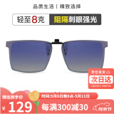 海伦凯勒眼镜夹片 时尚偏光镜男女驾驶专用太阳镜夹片 H801C17