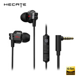 漫步者（EDIFIER）HECATE GM380耳机 入耳式双动圈四核K歌音乐耳麦 电脑手机线控带麦电竞游戏吃鸡耳塞 黑色