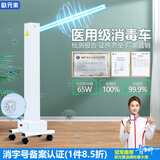 欧元素（ouyuansu）紫外线消毒灯杀菌灯幼儿园移动式消毒车灯臭氧灭菌灯除螨灯 65W 臭氧 消毒车【机械定时】