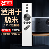 贝石 适用于极米XGIMI投影仪遥控器 通用H1/H2/H3/Z4X/Z6X/Z8X/H1sCC极光曜皓语音遥控器 白色