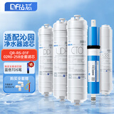 钻芯通用沁园净水器滤芯QR-R5-01F/02/PP棉压缩碳RO反渗透膜后置颗粒碳净水机通用配件