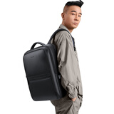 WILLIAMPOLO保罗新款英伦风真皮男士双肩包商务背包头层牛皮多功能旅行电脑包 商务双肩包（放16.5英寸电脑包）