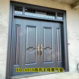 别墅大门农村自建房玻璃铜门铸铝门进户入户门防盗门锌铁合金仿铜门 LB-8958
