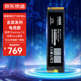 京东京造 2TB SSD固态硬盘 M.2接口（NVMe协议）PCIe4.0×4四通道 长江存储晶圆 玄武系列