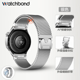 watchbond适用华为手表watch6/6pro表带GT7/6/5/4/Watch5/GT7Pro/6pro升级AP精密款按压式米兰磁吸金属表带