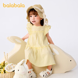 巴拉巴拉宝宝连衣裙婴儿裙子儿童公主裙女童夏装2025甜美时尚208225111005