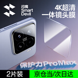 闪魔适用小米15/15pro/ultra镜头膜钢化膜 小米15手机镜头膜xiaomi镜头抗指纹防刮耐磨无损像素保护膜 小米15【钻石防爆|超清款】2片 小米15系列【贴坏包赔|真机开模】