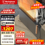 西屋（Westinghouse）石墨烯取暖器大功率电暖气片加热器取暖神器全屋升温家用大面积节能对流欧式快热炉卧室客厅暖风机 20％用户选择【大户型+发热体认证+2200W】