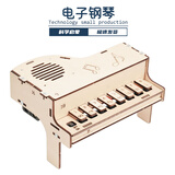 玩小匠儿童科技小制作diy材料模型中小学科学实验steam手工套装益智玩具 【声】电子钢琴