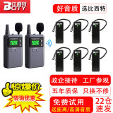 比西特 无线讲解器一对多讲解系统721R耳机耳麦导游带团企业会议工厂参观接待 新品非入耳式接收721R 1发射器+10个接收器套装