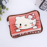 芗途新款热水袋加厚防爆充电暖水袋热宝自动断电暖水袋暖腰暖胃护腰 KT猫已注水+充电器