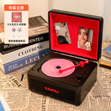 问加WHATPLUSC300一体式CD机发烧友专辑播放器 复古CD播放机 唱片机造型 蓝牙音响 蓝牙cd机 礼物 黑粉2代