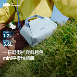 蕉下（beneunder）斜挎包包女包单肩包托特包迷你通勤包旅游轻便逛街小包礼物女生蓝