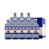 永丰牌北京二锅头 粮食白酒整箱 清香型白酒 方瓶整箱装 节日礼品 42度 500mL 12瓶 纯粮酿蓝