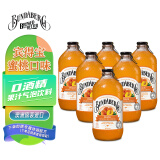 宾得宝（Bundaberg）含气蜜桃汁饮料 375ml*6玻璃瓶装 澳州网红踏青发酵果汁气泡水