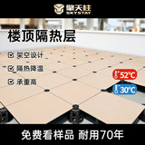 刚强楼顶隔热层屋顶降温岩板架空材料隔热砖防晒屋顶隔热板神器 刚强岩板+擎天柱（经典款）