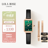 LOLA ROSE罗拉玫瑰经典小绿表女士手表女母亲节礼物生日礼物女礼盒