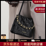 CinvaiKrose官网包包女包2025年新款女士斜挎包单肩水桶手提包生日母亲节礼物 CK女包-黑色【送女友老婆走心】