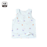 小猪大卫宝宝A类童装无袖上衣男宝女宝短裤背心 太空人 110