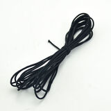 手串绳弹力线耐磨穿木珠佛珠包芯松紧线文玩串珠绳穿饰品手链金刚 3米佛珠线黑色1.2mm 送引线