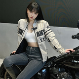 杜汉（DUHAN）摩托车男骑行服四季网眼通风机车赛车服防摔骑士服103米色L