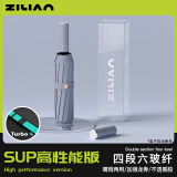 孜恋全自动伞加强伞骨雨伞一键收放太阳伞防紫外黑胶防晒遮阳伞 【360骨加强升级全自动】雾霾蓝 升级加大加厚防紫外线