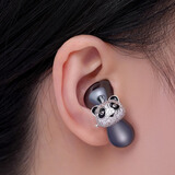 华为 FreeBuds 6 【耳机礼盒套装】 一副星空黑耳机+一对熊猫情侣款配饰 七夕送礼