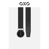 GXG男真皮自动扣裤腰带休闲商务年轻人男士腰带110cm生日礼物